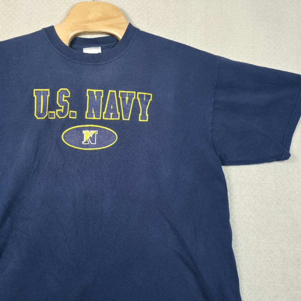Vintage Oarsman 913 U.S. Navy T-Shirt Mens XL Distressed Graphic Tee Military